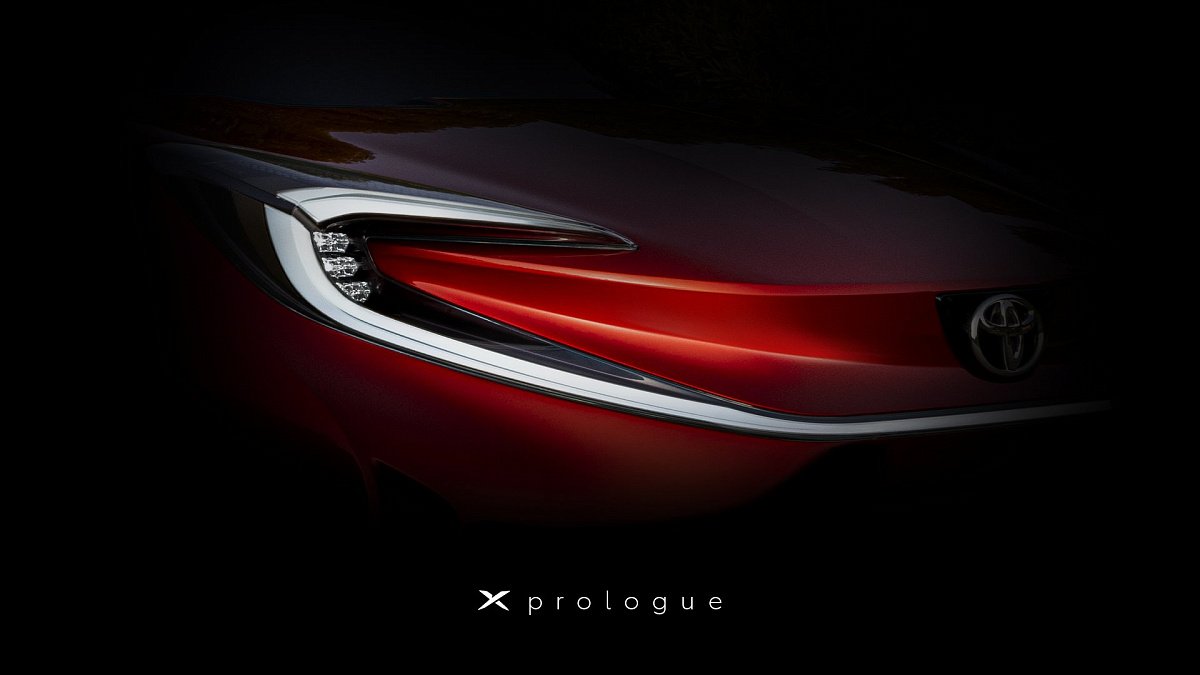 Компания Toyota опубликовала тизер нового электрического кроссовера X Prologue
