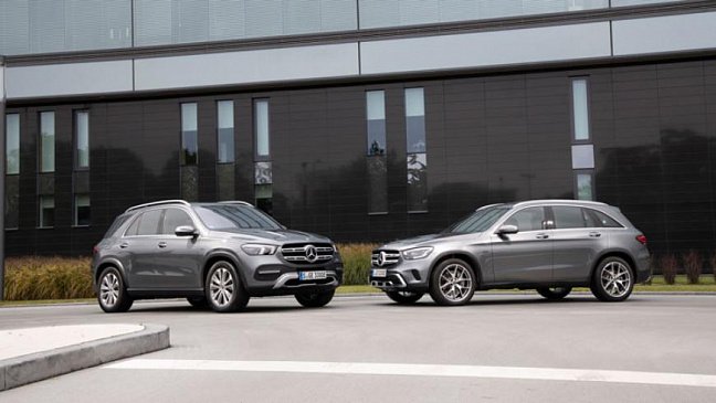 Mercedes-Benz представил новые поколения GLE и GLC с гибридной установкой