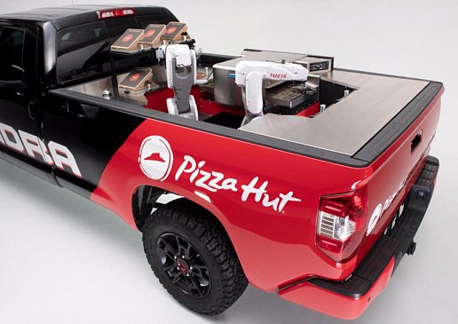  Водородный пикап Toyota Tundra превратили в мобильную пиццерию 