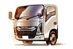 Компания Isuzu представила сильно измененную версию грузовика Isuzu Elf 