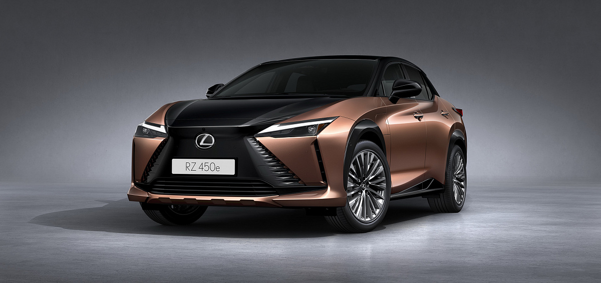 Компания Lexus представила свой первый электрический кроссовер Lexus RZ 450e 2022 года