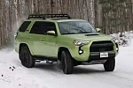 "Заряженный" внедорожник Toyota 4Runner TRD Pro отлично показал себя на заснеженной трассе 