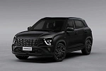В Сети продемонстрировали кроссовер Hyundai Creta в «черной» спецверсии 2023 года