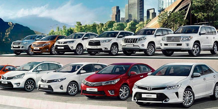 Компания Toyota увеличила продажи новых автомобилей в РФ на 15% по итогам января 2022 года