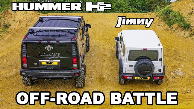 Лучше ли стандартный Suzuki Jimny тюнингованного Hummer H2?