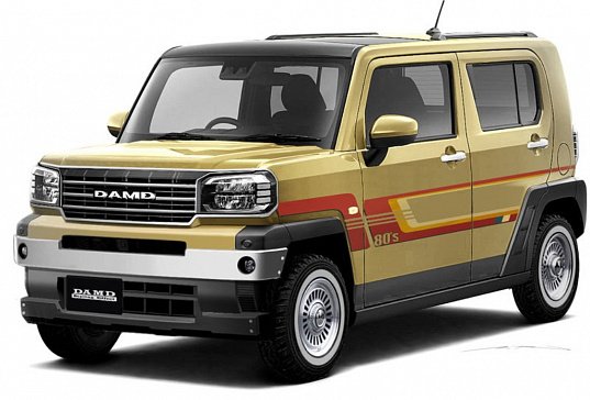 В Японии показали забавный тюнинг для Daihatsu Taft и Suzuki Hustler