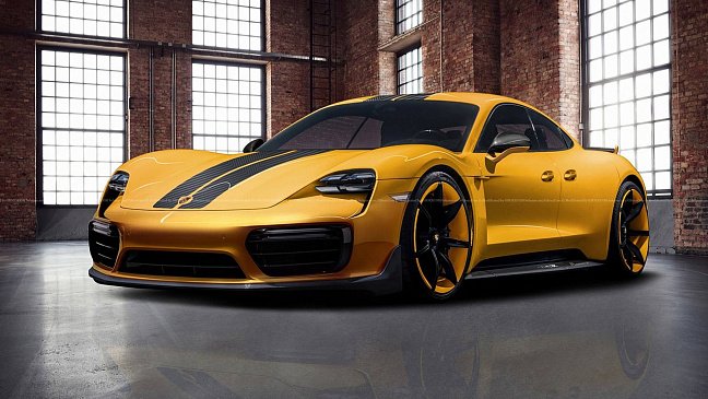 В сети появилось изображение Porsche Taycan Exclusive