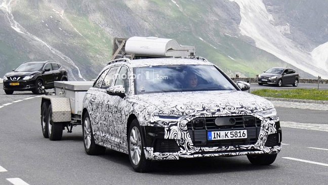 Audi приступила к тестам нового универсала A6 Allroad