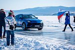 Lamborghini Urus установил рекорд скорости на льду 