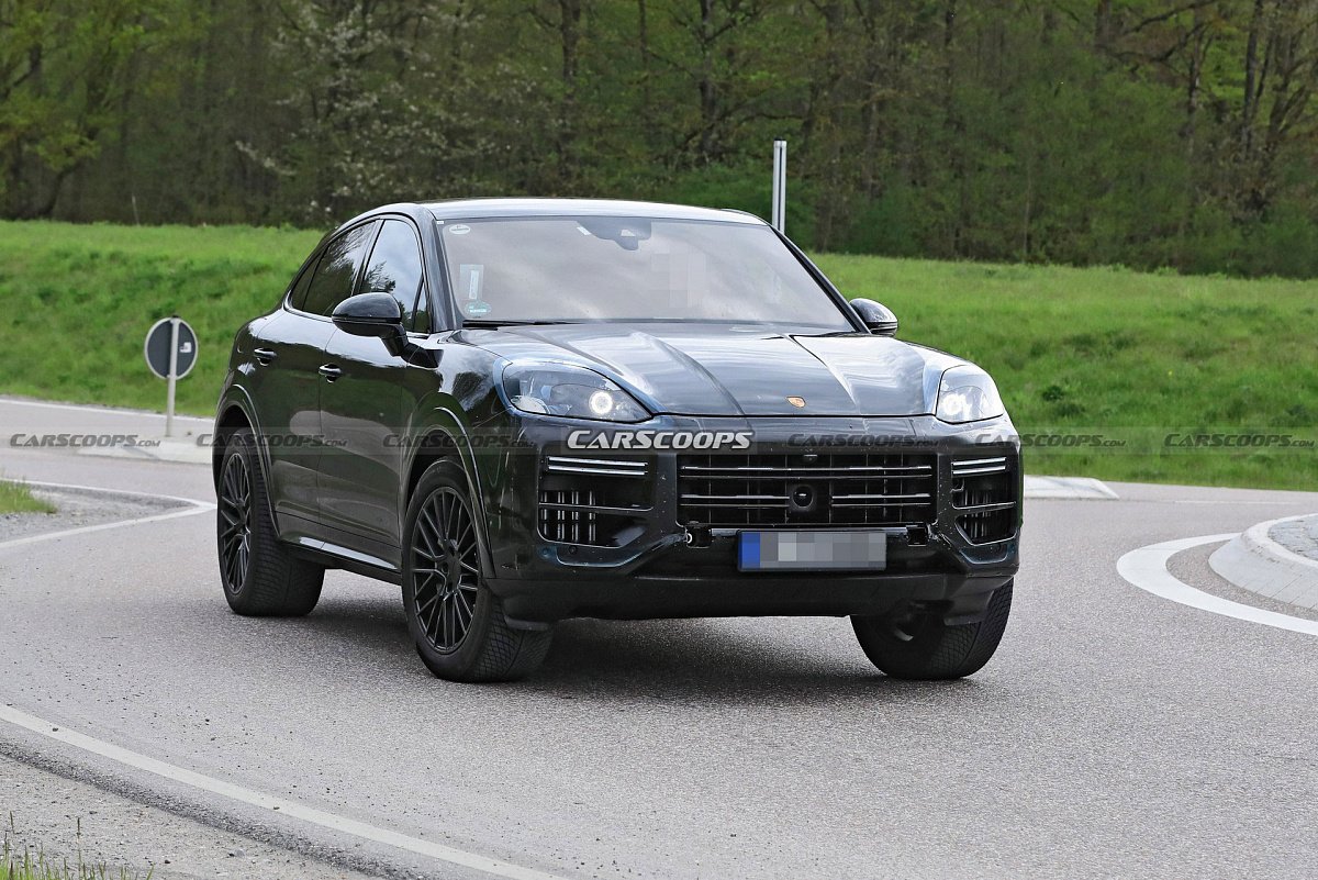 Обновленное купе Porsche Cayenne Coupe 2022 заметили с новым носом