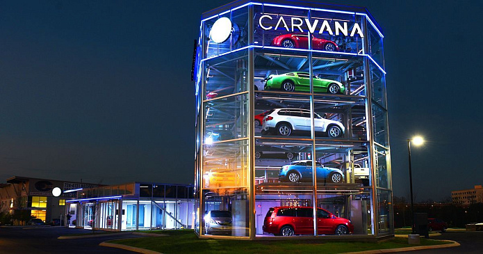Площадка по продаже б/у автомобилей Carvana снова сталкивается с трудностями