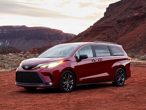 Дизайн новой Toyota Sienna вдохновлён сверхскоростными японскими поездами