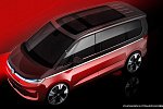 Компания Volkswagen показала внешность нового фургона Multivan