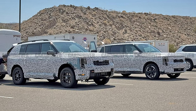 Судя по этим фото Kia Telluride 2026 года, кроссовер будет интересным