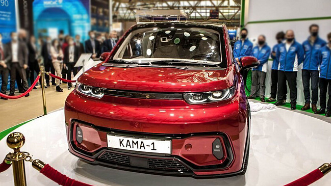 Серийный электрокар «Кама-1» от КАМАЗа может выйти в продажу в РФ в 2024-2025 годах