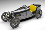 Компания Bugatti представила детскую двухместную автомашину Baby II Carbon Edition