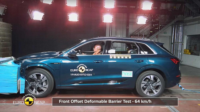 Электрокроссовер Audi Q4 e-tron получил пять звезд безопасности в краш-тесте Euro NCAP