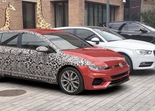 Новый Volkswagen Golf GTI проходит испытания в Китае