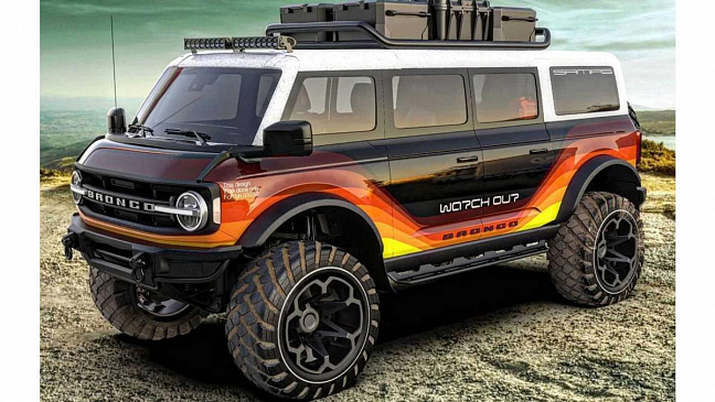 В Сети показали внедорожный микроавтобус Ford Bronco Van 