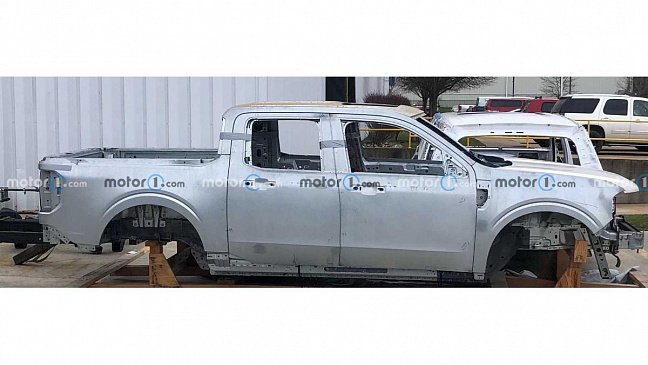 В Сети появились фотографии кузова пикапа Ford Maverick 2022 