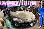 Dodge Viper, простоявший в гараже долгие годы, был впервые вымыт