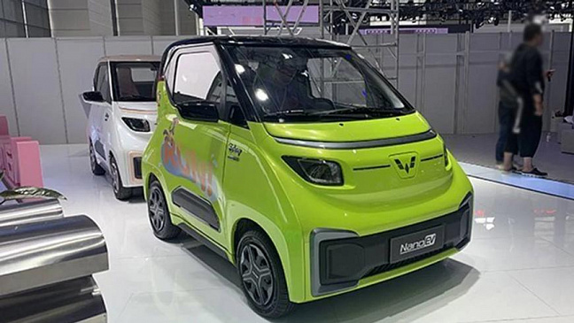 Марка Wuling представила в Китае новый электромобиль Nano за 225 тысяч рублей