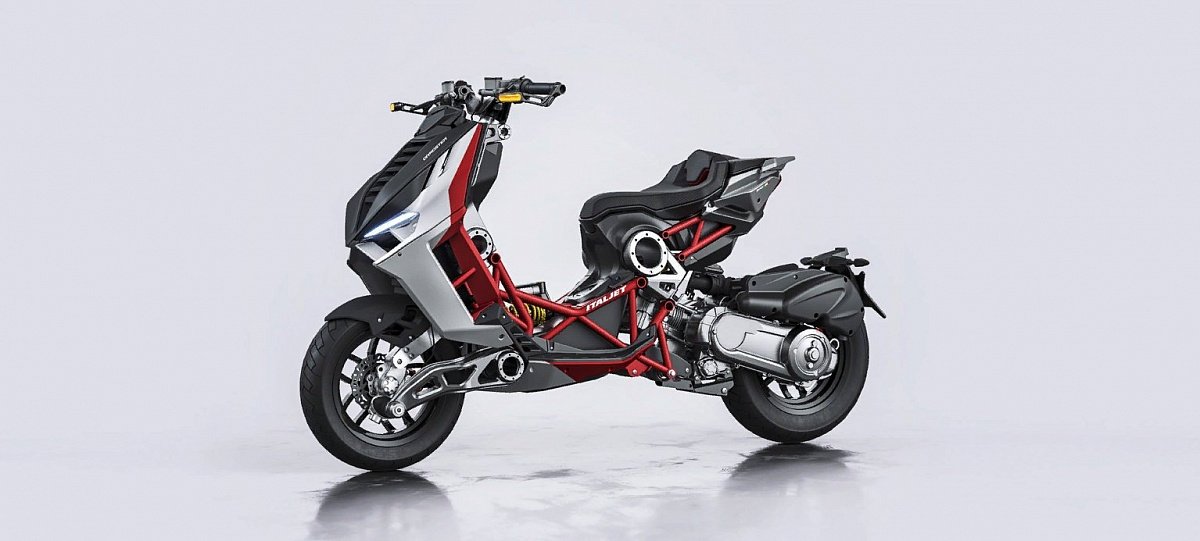 В следующем году в Италии вновь представят скутер Italjet Dragster