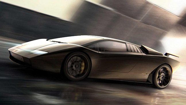 Обновленная версия Lamborghini Countach 50 показана на рендере 