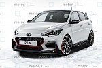 Вот так будет выглядеть «заряженный» малыш Hyundai i20 N 