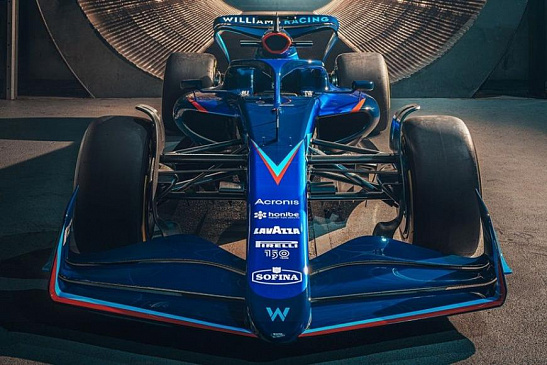Команда «Уильямс» представила ливрею нового болида Формулы-1 на сезон 2022 года