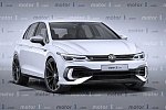 Как будет выглядеть «заряженный» хэтчбек VW Golf R нового поколения?