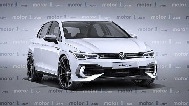 Как будет выглядеть «заряженный» хэтчбек VW Golf R нового поколения?