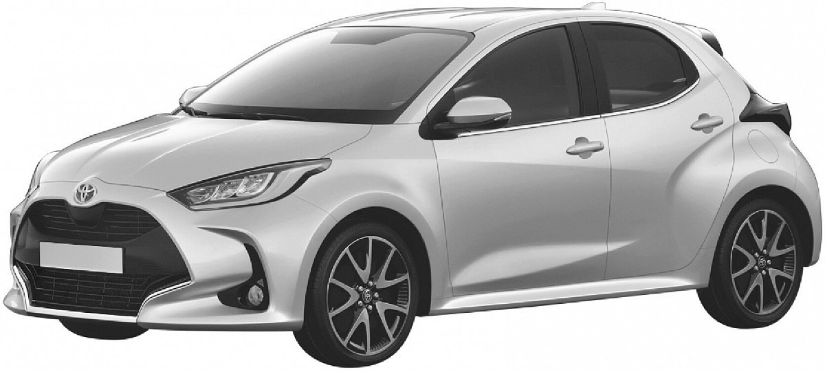 Обновленный Toyota Yaris запатентовали в России