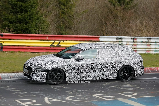 Новый универсал Audi A5 Avant не прошел испытания на трассе Нюрбургринг