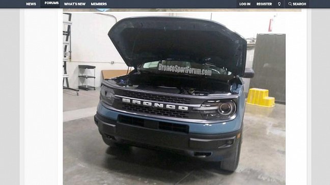 В Сеть слили фото возрожденного внедорожника Ford Bronco Sport 