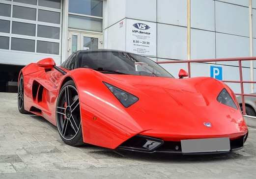 Российский спорткар от Фоменко (Marussia) продают за 10 млн рублей