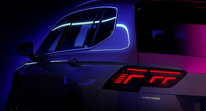 Volkswagen объявил премьеру обновленного 7-местного кроссовера Tiguan Allspace