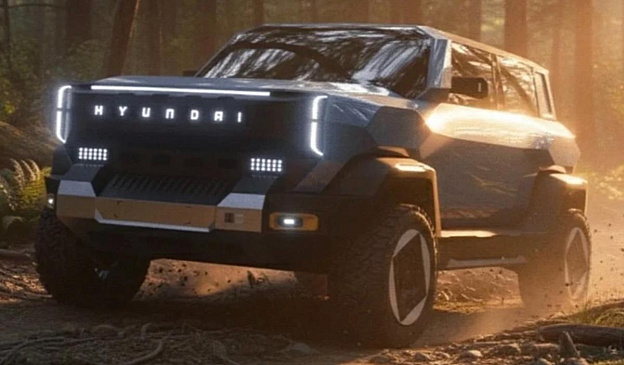 У Bronco и Wrangler появился конкурент из Южной Кореи: представлен концепт Hyundai Nubra