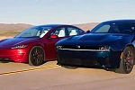 Сможет ли новый Dodge Charger Daytona Scat Pack обогнать Tesla Model 3 Performance