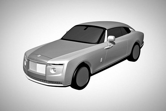 Rolls-Royce запатентовал нестандартное купе