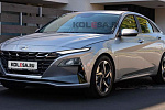 В Интернете появились первые изображения седана Hyundai Solaris нового поколения 2023 года