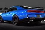 Культовый Dodge Charger с широкофюзеляжным обвесом выглядит зловеще 