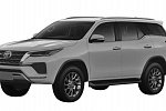 Компания Toyota запатентовала в России дизайн нового Toyota Fortuner