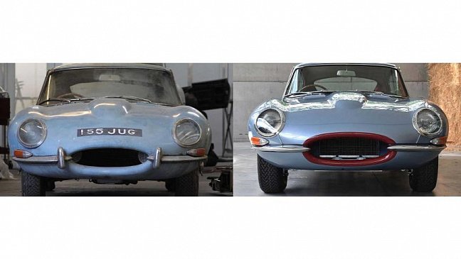 Этот классический Jaguar E-Type был полностью восстановлен ...