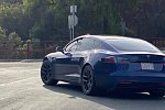 Прототип Tesla Model S с новым дизайном показали на «живых» фото 