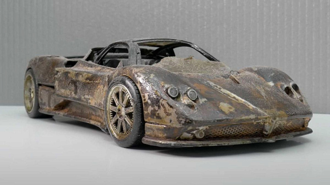 Процесс реставрация игрушечной Pagani Zonda F поистине завораживающий 