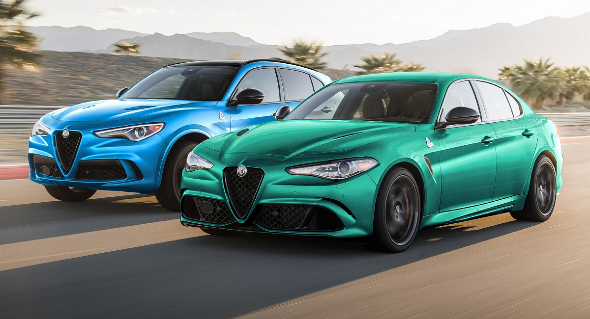 Роскошные седаны Alfa Romeo Giulia и Stelvio 2022 получат новую версию Veloce