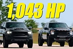 Каковы шансы стокового Ram TRX против 1000-сильного Ford F-150 Raptor R 