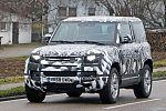 Укорочённый Land Rover Defender с мотором V8 попался на испытаниях 