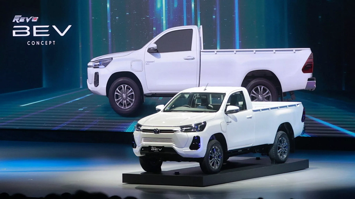 Toyota подтвердила выпуск электрического пикапа Hilux в 2025 году